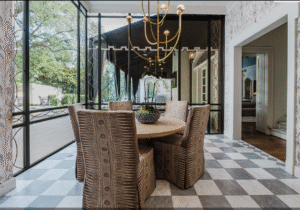 Breakfast room at 1069 Kirby Drive